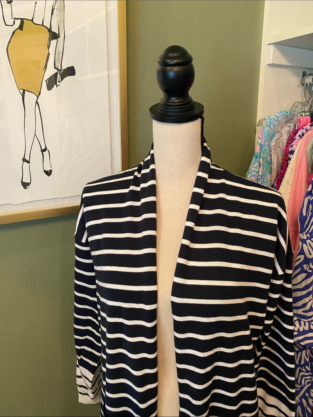 Beautiful CAbi Boathouse cardigan duster